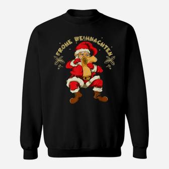 Frohe Weihnachten Geschenk Weihnachtsmann Santa Claus Sweatshirt - Monsterry