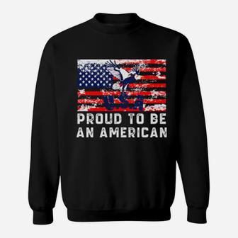 Funny 4Th Of July Retro Print Sweatshirt - Monsterry