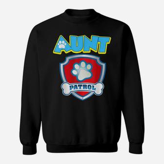 Funny Aunt Patrol - Dog Mom, Dad For Men Women Sweatshirt | Crazezy UK