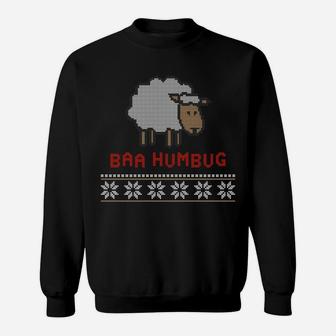Funny Baa Sheep Ugly Christmas Sweaters Sweatshirt Sweatshirt | Crazezy AU