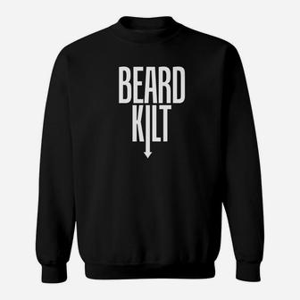 Funny Beard Kilt Tees Scottish Men Dad Uncle Gifts Sweatshirt - Thegiftio UK