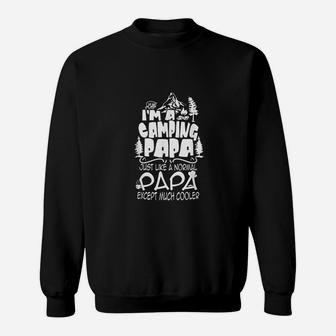 Funny Camping Clothes Campfire Im A Camping Papa Sweatshirt | Crazezy UK