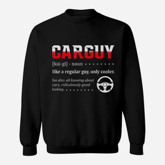 Funny Car Guy Gift Car Guy Definition Sweatshirt - Thegiftio UK