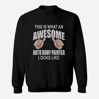 Funny Car Painter Automotive Detailing Auto Body Gifts Sweatshirt | Crazezy
