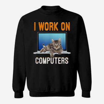 Funny Cat Shirts For Men, Women And Boys Kitty Lovers Sweatshirt | Crazezy
