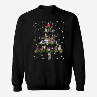 Funny Cats Christmas Tree Tee Ornament Decor Gift Sweatshirt | Crazezy CA