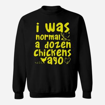 Funny Chicken Farm Farmer Ladies Country Crazy Chicken Lady Sweatshirt | Crazezy