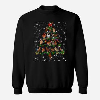 Funny Chickens Christmas Tree Ornament Decor Costume Gifts Sweatshirt | Crazezy AU