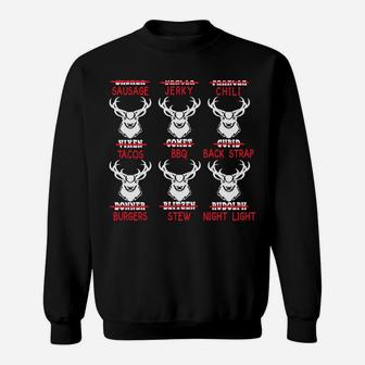 Funny Christmas Deer Bow Hunting Santa Men Women Hunter Gift Sweatshirt | Crazezy UK