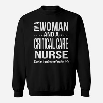 Funny Critical Care Icu Nurse Nursing Student Women Gift Tee Sweatshirt | Crazezy CA