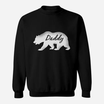 Funny Daddy Bear Graphic Great Gift Sweatshirt | Crazezy