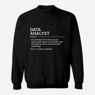 Funny Data Analyst Definition Data Scientist Sweatshirt - Thegiftio