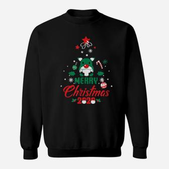 Funny Deer Design Hunters All Of Santa's Reindeer Design Sweatshirt - Monsterry