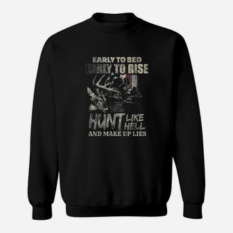 Funny Deer Hunting For Deer Hunters And Hunting Lovers Sweatshirt | Crazezy