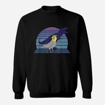 Funny Dinosaur Shadow Birb Sweatshirt | Crazezy CA