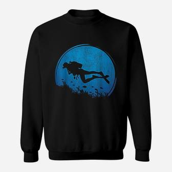 Funny Diving Graphic Design For Divers Sweatshirt - Thegiftio UK