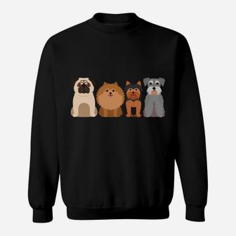 Funny Dog Mom Dogs Before Dudes Sweatshirt | Crazezy