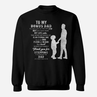 Funny Fathers Day Bonus Dad Gift From Daughter Son Wife Sweatshirt | Crazezy DE