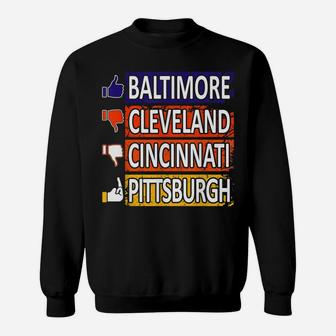 Funny Football Fan Of Baltimore City Sweatshirt | Crazezy DE