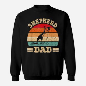 Funny German Shepherd Dad Print Dog Vintage Retro Sweatshirt | Crazezy UK