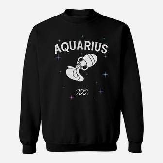 Funny Horoscope Aquarius Symbol Zodiac Sign Costume Sweatshirt | Crazezy AU
