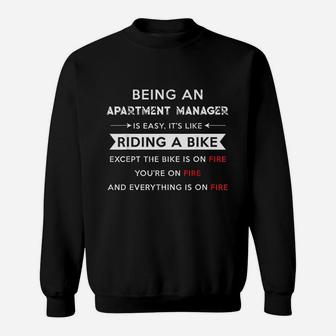 Funny Housing Property Apartment Manager Sweatshirt - Thegiftio UK