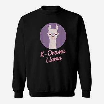 Funny Kdrama Llama Sweatshirt | Crazezy