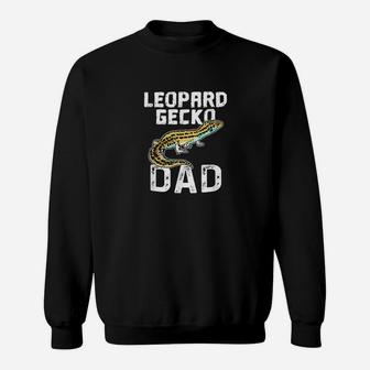 Funny Leopard Gecko Graphic Lizard Lover Reptile Dad Gift Sweatshirt | Crazezy UK