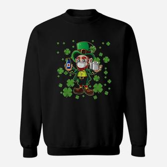 Funny Leprechaun Wearing Saint Patricks Day Sweatshirt - Thegiftio