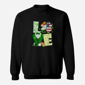 Funny Love Patrick Day Cute Sweatshirt - Monsterry CA