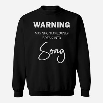 Funny Musical Theatre Gift Idea For Musical Theatre Actor Sweatshirt | Crazezy UK