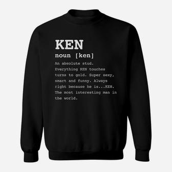 Funny Name Definition Ken Kenneth Sweatshirt - Thegiftio