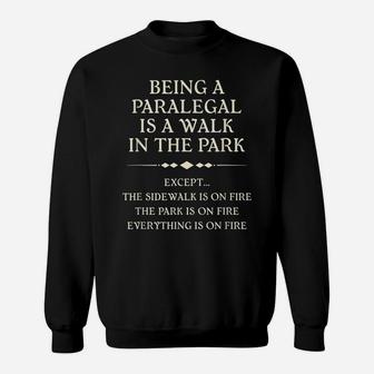 Funny Paralegal Design For Christmas, Birthday, National Day Sweatshirt | Crazezy