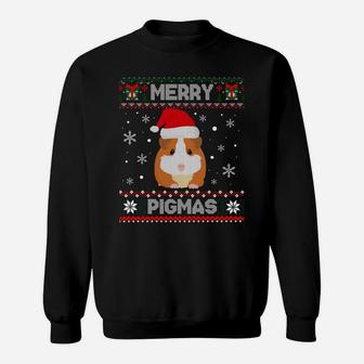 Funny Pigmas Guinea Pig Ugly Christmas Sweaters Sweatshirt Sweatshirt | Crazezy CA
