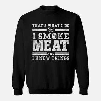 Funny Pitmaster I Meat Bbq Smoker Grill Gift Sweatshirt | Crazezy AU