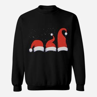 Funny Santa Hat The More I Play With It, The Bigger It Gets Sweatshirt | Crazezy