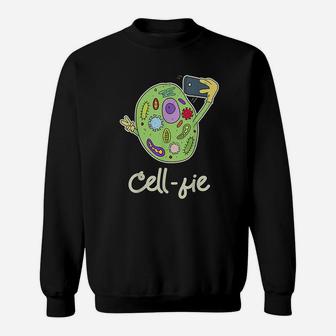 Funny Science Chemistry Cellfie Sweatshirt | Crazezy CA