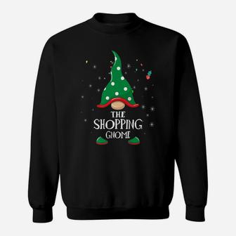Funny Shopping Gnome Group Matching Family Costume Christmas Sweatshirt | Crazezy