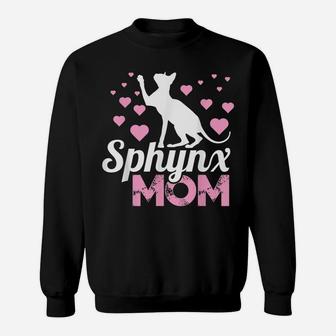 Funny Sphynx Cat Mom Gifts Sweatshirt | Crazezy