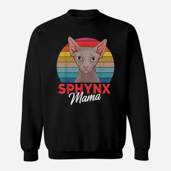 Funny Sphynx Mama Cat Sphinx Hairless Cat Owner Lovers Gift Sweatshirt | Crazezy AU