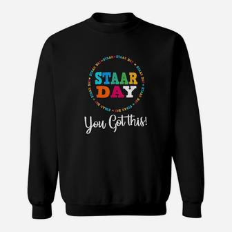 Funny Test Staar Day Mode On Teacher Testing Ideas School Sweatshirt | Crazezy AU