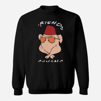 Funny Thanksgiving Friendsgiving Turkey Gift Sweatshirt Sweatshirt | Crazezy DE