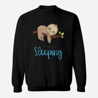 Funny Tired Sloth Sweatshirt - Thegiftio UK