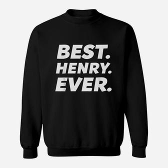 Funny Worlds Best Henry Men Kid Henry Name Sweatshirt | Crazezy DE