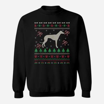 Funny Xmas Ugly Italian Greyhound Dog Christmas Sweatshirt | Crazezy DE