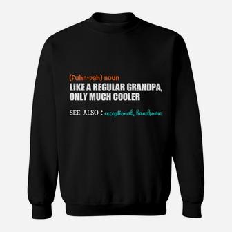 Funpa Like A Regular Grandpa - Dad Definition - Father's Day Sweatshirt | Crazezy