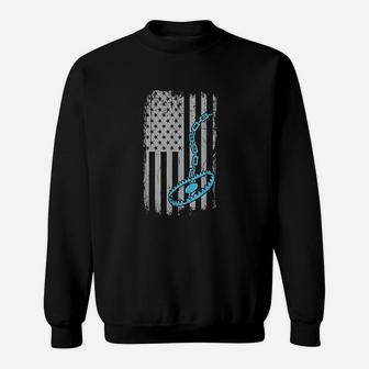 Fur Trapper Us American Flag Cool Outdoor Trapping Gear Sweatshirt - Thegiftio