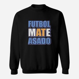 Futbol Mate Asado Funny Vintage Argentina Sweatshirt | Crazezy DE