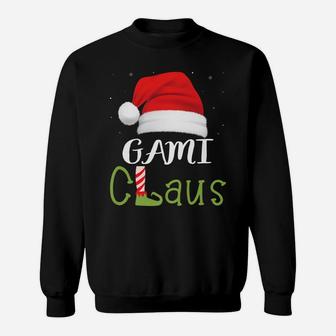 Gami Claus Family Group Matching Pajama Funny Christmas Gift Sweatshirt | Crazezy UK