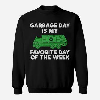 Garbage Day Recycling Trash Truck Kid Boy Toddler Sweatshirt | Crazezy UK